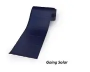 Unisolar PVL 72 72W 12V 24V Flexible Thin Film Solar Panel Adhesive Back