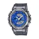 【CASIO G-SHOCK】金屬光澤款透視雙顯運動腕錶-海洋藍/GMA-S120TB-8A/台灣總代理公司貨享一年保固