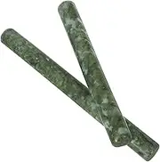 2Pcs Jade Rolling Pin Nonstick Pasta Pizza Rolling Pins for Baking Natural Dough Rollers for Wonton Dumpling Wrappers Comfortable Grip Multipurpose
