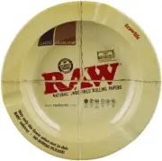 Raw Classic Magnetic Metal Ash Tray Smoking Cigarette Tobacco