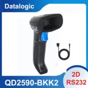 Datalogic QuickScan QD2590-BKK2 RS232 Handheld 2D Imager Barcode Scanner w Cable