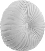 Round Velvet Pumpkin Pillow Decorative Floor Cushion for Home Decor Lumbar Support Pillow Removable c