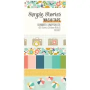 Summer Snapshots Washi Tape-5/Pkg SMS22029