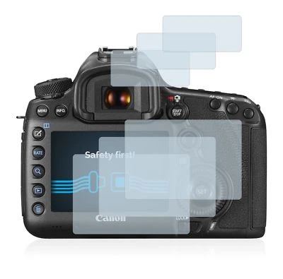 Canon EOS 5DS DSLR, 6 x Transparent ULTRA Clear Camera Screen Protector