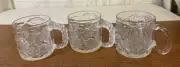 1995 McDonald's Batman Forever Set Of Three: 1 Riddler And 2 Two-Face Glass Mugs