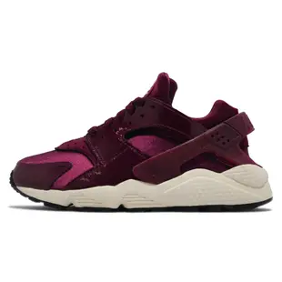 Nike 休閒鞋 Air Huarache 女鞋 襪套式 武士鞋 避震 包覆 穿搭 球鞋 紫 米 DQ8584-600