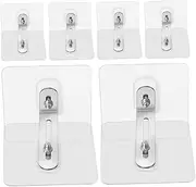 HOOTNEE Adhesive Furniture Wall Anchor 6pcs Fixed Sticker Lock Child Safety Proofing Straps