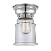 Innovations 182-LED Canton 1-Lt Flush Mount, P Chrome/Clear - 623-1F-PC-G182-LED