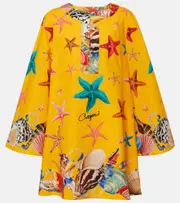 [Dolce & Gabbana] Dolce & Gabbana Capri printed cotton tunic AU 18 multicoloured