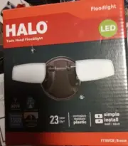 Halo Bronze Outdoor Integrated LED Flood Light with Selectable Color Temperature