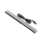 SENSOR BAR FOR NINTENDO WII & WII U WITH STAND WIRED INFRARED RECEIVER - NEW