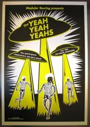 Yeah Yeah Yeahs Melbourne 06 Concert Poster Art Jazz Feldy