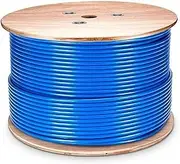 Astrotek CAT6 FTP Full 0.55mm Copper Solid Wire Ethernet LAN Network Cable, Blue, 305 Meter Length