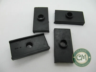Rear Spring / Saddle Pads x 4 - Morris Minor MG Midget Austin Healey Sprite