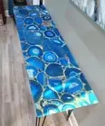 Blue Agate Counter top, Console End Table Top, Interior Hallway Decor