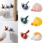 Organizer Strong Sticky Decorative Key Holder Coat Hanger Wall Hooks Hat Rack