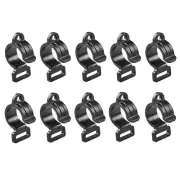 10pcs Camping Accessories Camping Fixed Canopy Tools Tent Hooks Black