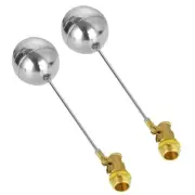 2Pcs Float Valve for Water Tank 3/4 Inch DN20 Water Float Valve Stainless Ste...