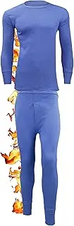[ZRWASKA] Men's Extreme Thermal Underwear Sets Tops & Bottoms, T-Shirt Long Sleeve Top Vest & Long Johns Trousers Warm Winter Thermals Men Set Base Layer Size S-XXL
