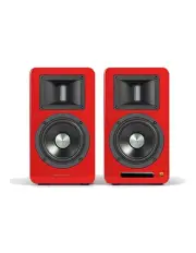 [AirPulse] A100 Wireless Active Bookshelf Speakers in Red