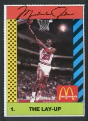 1990 McDonald's Michael Jordan #1 The Lay-Up Chicago Bulls RARE