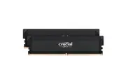 Crucial Pro 32GB (2x16GB) Overclocking 6000MHz CL36 UDIMM DDR5 RAM - Black (CP2K16G60C36U5B)