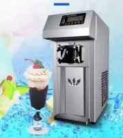 Frozen Soft Ice Cream Automati Maker Ice Cream Vending Machine with 1 Flavor
