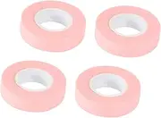 WOONEKY 4 Rolls Eyelash Tape Supplies Eyelash Fixed Tapes Eyelash Extension Tape Eyelash Grafting Tape Eye Foam Fabric Tape Eyelash Upper Eyelashes Breathable Pink Non-woven Tape