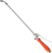 All-Metal Replacement Spray Stick, 29 Inch 1/4 and 3/8 Brass Spray Rod with Barbed Hook, Adjustable Stainless Steel Spray Rod with Shut-off Valve and Copper Spray Nozzle