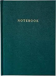 DUNCAN & STONE PAPER CO. Blank Journal Notebook - Linen Bound Journaling Book for Writing Notes & More - Flat Lay Diary Journal – Giftable Lined Notebook Journals (120 Pages)