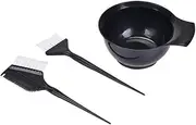 Baluue Professional Tinting Bowl Brush Set for Hair Dyeing DIY Kit Easy Application Brush Reusable Bowl Random Color