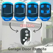 4 Button Gate Garage Door Opener Remote Control Replacement For D5 NOVA Blue