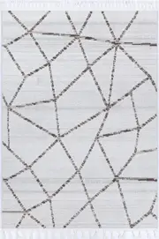 Agros Geometric Cream and Beige Rug *FINAL SALE