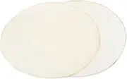 Kisangel 2pcs Goat Skin Drum Heads Replacement Durable Covers for Hand Drums Pure Sound African Percussion for Live Performances and Practice Sessions