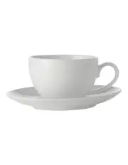 [Maxwell & Williams] White Basics Coupe Demi Cup & Saucer 100ml