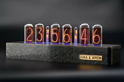 Synthetic Granite Case for IN-18 Nixie Tubes Clock