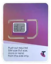 $10 TELSTRA Pre-Paid Sim Cards 4G/5G ENABLED