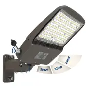 Dusk to Dawn LED Parking Lot Lights (38400lm Eqv 800W HPS) Adjustable Slip Fi...