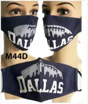 Dallas Cowboys Face Mask Adjustable Reusable