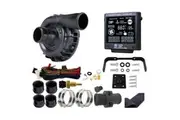 Davies Craig Water Pump Electric EWP115 Nylon Combo 12V 115 lpm/30 gpm w/ Controller Remote Inline Mount Natural Aluminium Kit