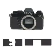 Premium Smooth Leather Cover Kit for --- Contax 139 --- Black