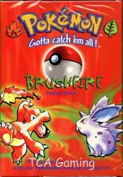 Sealed BRUSHFIRE Base Set Theme Deck - WITH Damage Counters (60 Pokemon Cards)