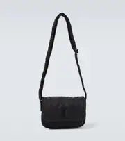 [Saint Laurent] Saint Laurent Niki Small leather-trimmed messenger bag