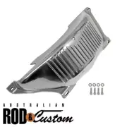 SBC Turbo 350 400 And 700R Polished Alloy Finned Flywheel Cover Small Block Chev