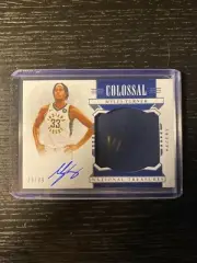 2019-20 National Treasures Myles Turner Colossal Patch Auto /99! MF