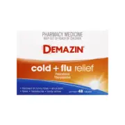 Demazin Cold & Flu Tablets 48s temporary relief from Runny nose & Blocked nose