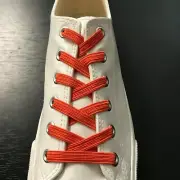 3 pair No Tie Flat Shoe laces System with Elastic Laces for kids adults sneakers