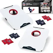 Wild Sports NFL Pro Football All-Weather Cornhole Set - Travel Bean Bag Toss Set Includes 8 Bean Bags