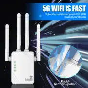 1200Mbps WiFi Range Extender Repeater Wireless Amplifier Router Signal Booster