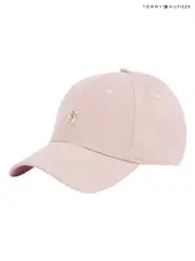 Tommy Hilfiger Pink 100% Cotton Elevated Chic Cap (F54801) | $104